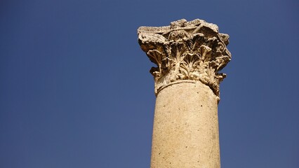 stone column against the sky
