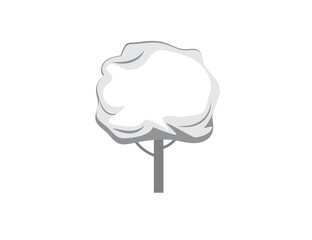 Vector icon - tree. Your text  - 791871568