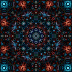 Seamless abstract square pattern. Ethnic pattern.