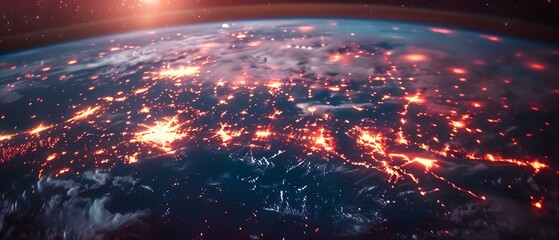 Futuristic technology connecting global concepts like travel social media and logistics. Concept Futuristic Technology, Global Concepts, Travel, Social Media, Logistics