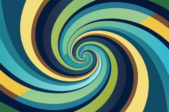 A swirling spiral pattern evoking a sense of time and change
