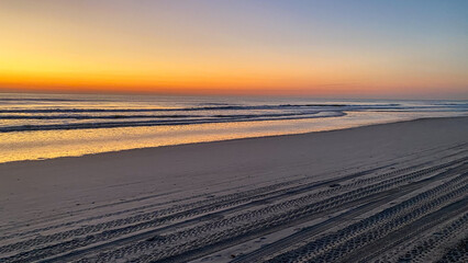 Sunrise over American Beach on Amelia Island Florida