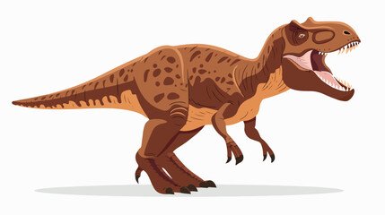 Tyrannosaurus rex or t-rex dinosaur character. Extinct 
