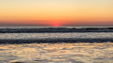 Sunrise over American Beach on Amelia Island Florida