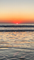 Sunrise over American Beach on Amelia Island Florida