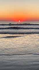 Sunrise over American Beach on Amelia Island Florida