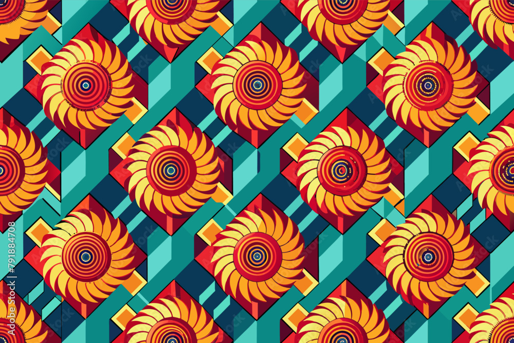 Poster mesmerizing repetition and variation