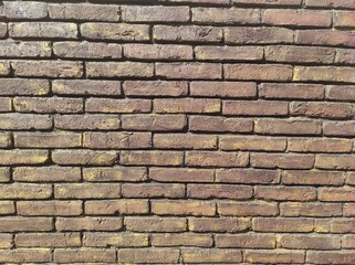 Old brick texture. blanks for design. Cracked brick