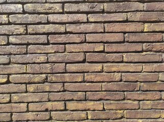 Old brick texture. blanks for design. Cracked brick