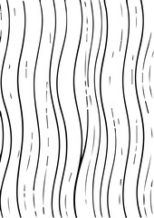 Hand drawn line background black color