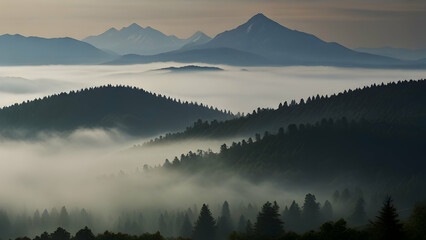 Sunrises in the mountain