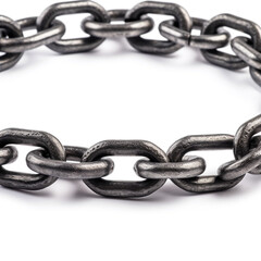 photography of carbon steel chain, product catalog сreated with Generative Ai