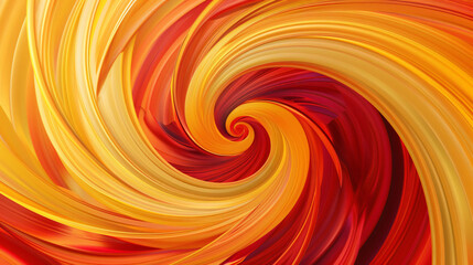 Red yellow and orange swirl. abstract illustration