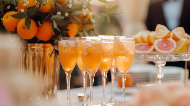 Cocktail reception for the wedding ceremony