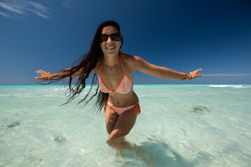 cuba, vacation in cuba, swimming in the ocean, tropics, swimming in the caribbean sea, water...