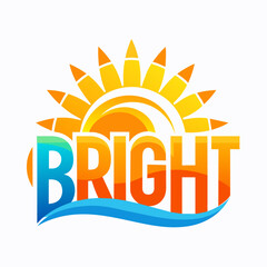 Bright text logo vector (8)