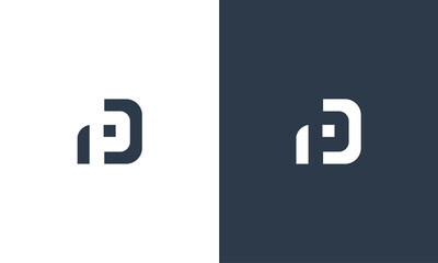 letter P monogram logo design vector illustration - obrazy, fototapety, plakaty
