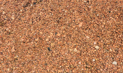 Granite Gravel under water in a creek
