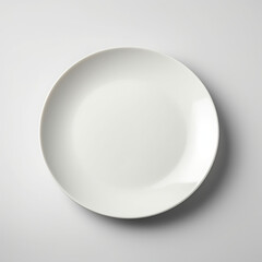 white plate with raw chicken, realistic сreated with Generative Ai