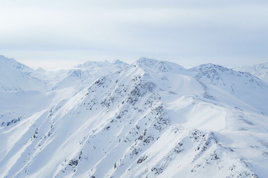Das Alpenpanorama mit der Stemmerkogel und der Marxtenscharte. 