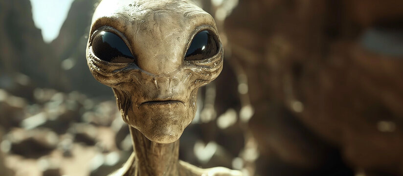 Galactic Guardian: Alien Intelligence Watches Over Humanity ,generated by IA