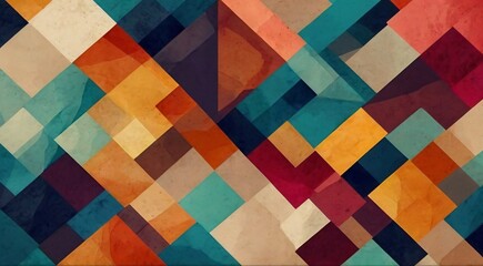  Colorful abstract background with geometric shapes, perfect for adding a modern touch to any design project