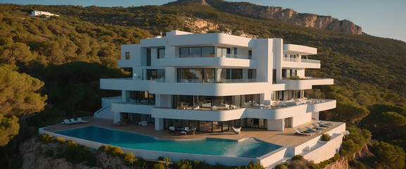 Luxury Mansion. Ibiza. Spain. Visualized through real sources.