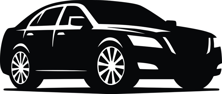 recommend clip art: car silhouette vector template