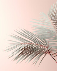 Fototapeta premium super clear photo of a ficus plant on a beige gray background сreated with Generative Ai