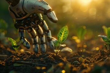 Automation in Agriculture: Robot Planting Sapling
