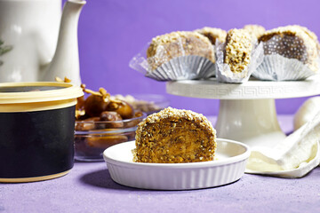 Khajur or dates roll is a Cuisine or sweet made during Festive occasions in India. This Khajur roll is very tasty and good for health as it contains Dates and dry fruits