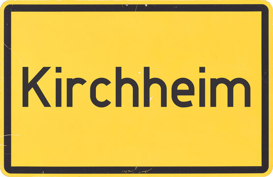 Ortsschild Kirchheim