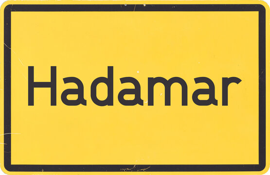 Ortsschild Hadamar