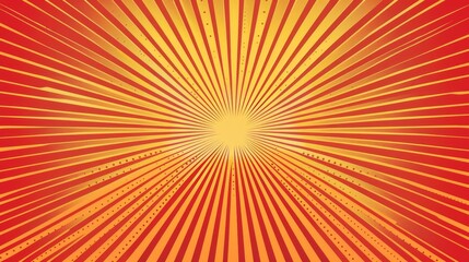Yellow and red radial background