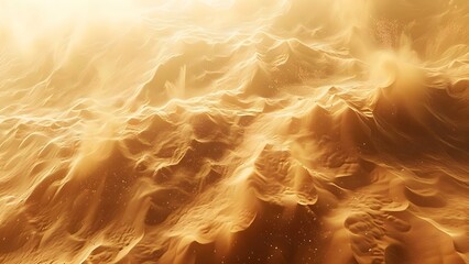 Creating a Lifelike D Sand Pattern with Swirling Dust Particles and Sandstorms. Concept Sand Patterns, Dust Particles, Sandstorms, 3D Design, Realistic Art