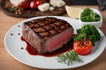 'fillet steak beef meat isolated raw white fresh food red background slice pork butcher dinner ingredient sirloin bloody protein chop beefsteak diet studio cut uncooked grill bar-b-q nobody'