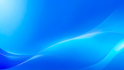 Fototapeta premium Soothing Blue Waves of Elegance