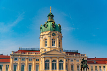 Fototapeta na wymiar Charlottenburg Palace, a Baroque palace in Berlin, Germany