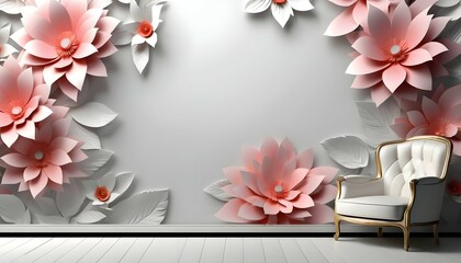 3d floral wallpaper for walls