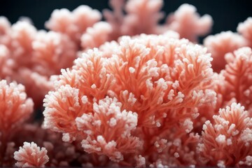 'background white coral isolated marin organism invertebrate anthozoa polyp skeleton calcium carbonate closeup nature fauna' - obrazy, fototapety, plakaty
