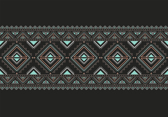 ethnic pattern texture design background print abstract seamless vector textile.