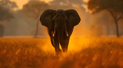 African elephant wildlife safari