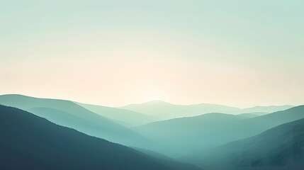 abstract landscape nature soft color mountain hill environment wallpaper background