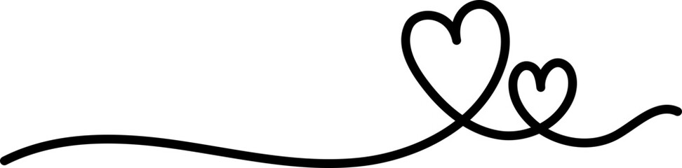 Doodle Heart Line