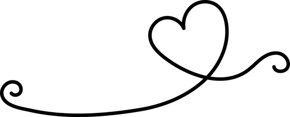 Doodle Heart Line