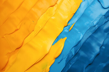 abstract colorful background, blue and yellow painted texture backdrop, textured gradient wallpaper with paint
