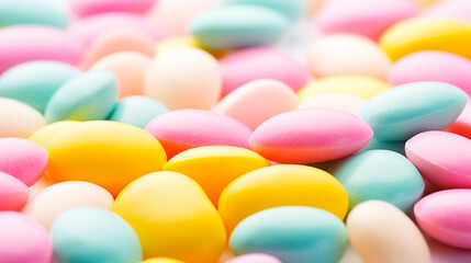colorful easter egg isolated on white