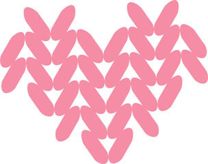 Knitting tool Illustration. Knitting yarn. Knitted clothes.