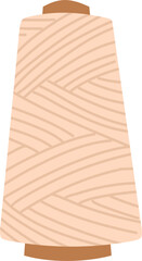 Knitting tool Illustration. Knitting yarn. Knitted clothes.