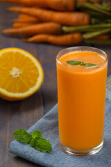 carrot juice and carrot